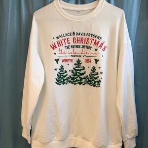 White Christmas Graphic Sweatshirt